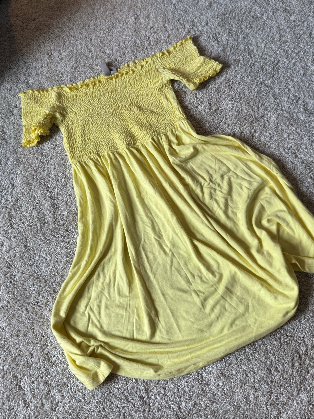 Yellow ASOS Summer Babydoll Dress